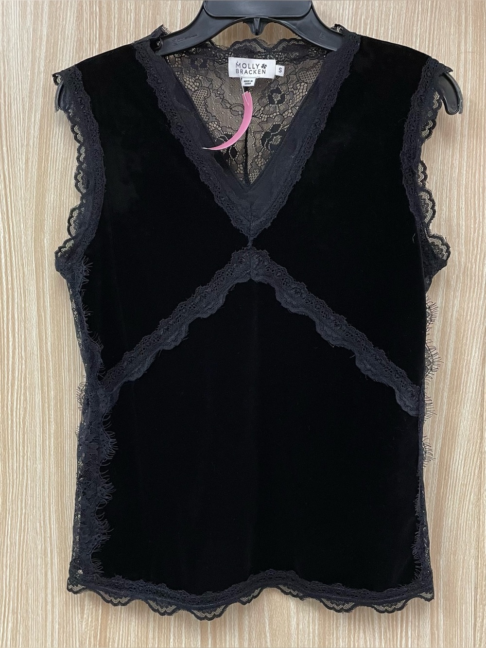 Molly Bracken Black Top Size S